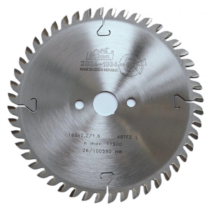 Диск пильный HW Pilana 160×2.2/1.6×20 z48 91 TFZ L